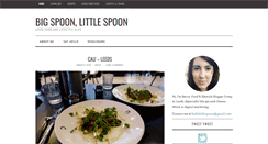 Desktop Screenshot of bigspoonmylittlespoon.com